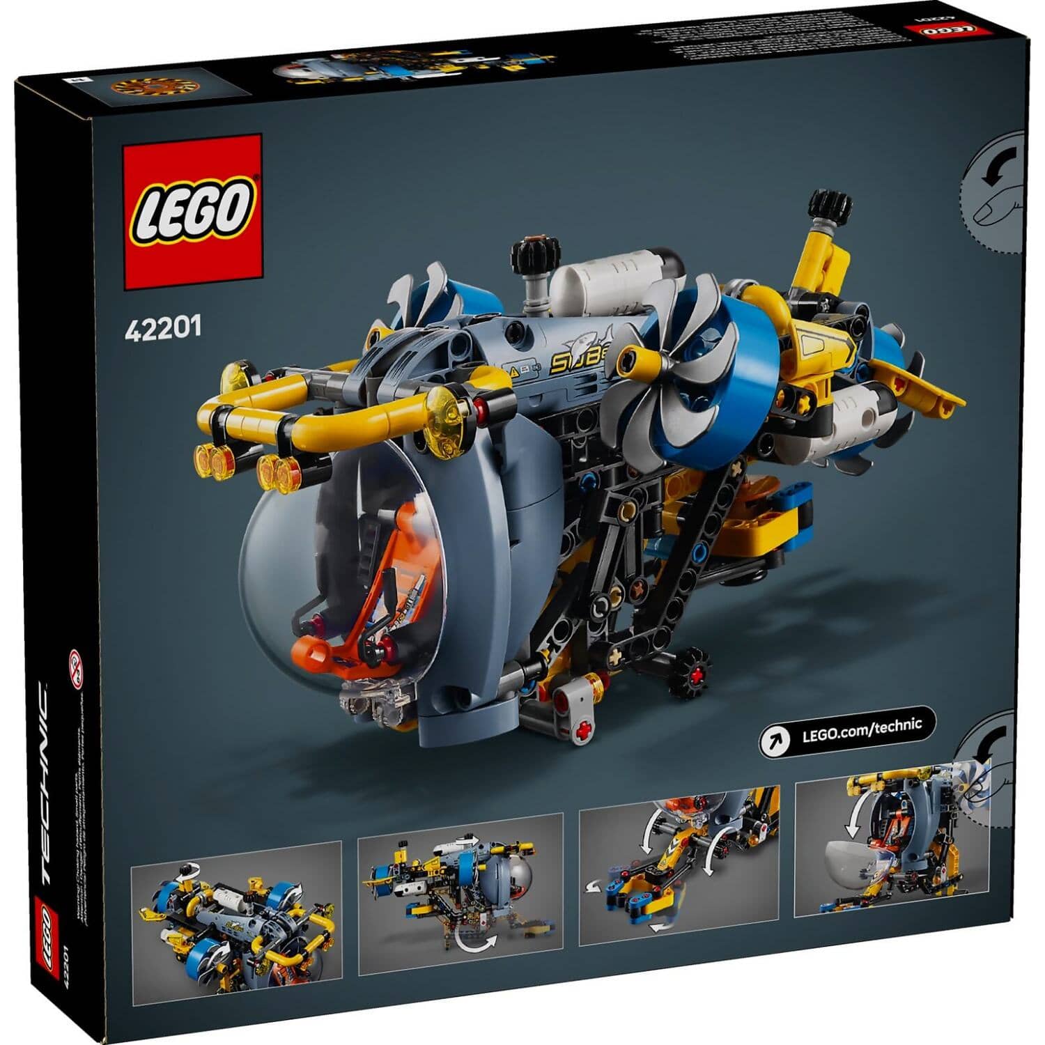 LEGO 42201 Deep-Sea Research Submarine - Technic