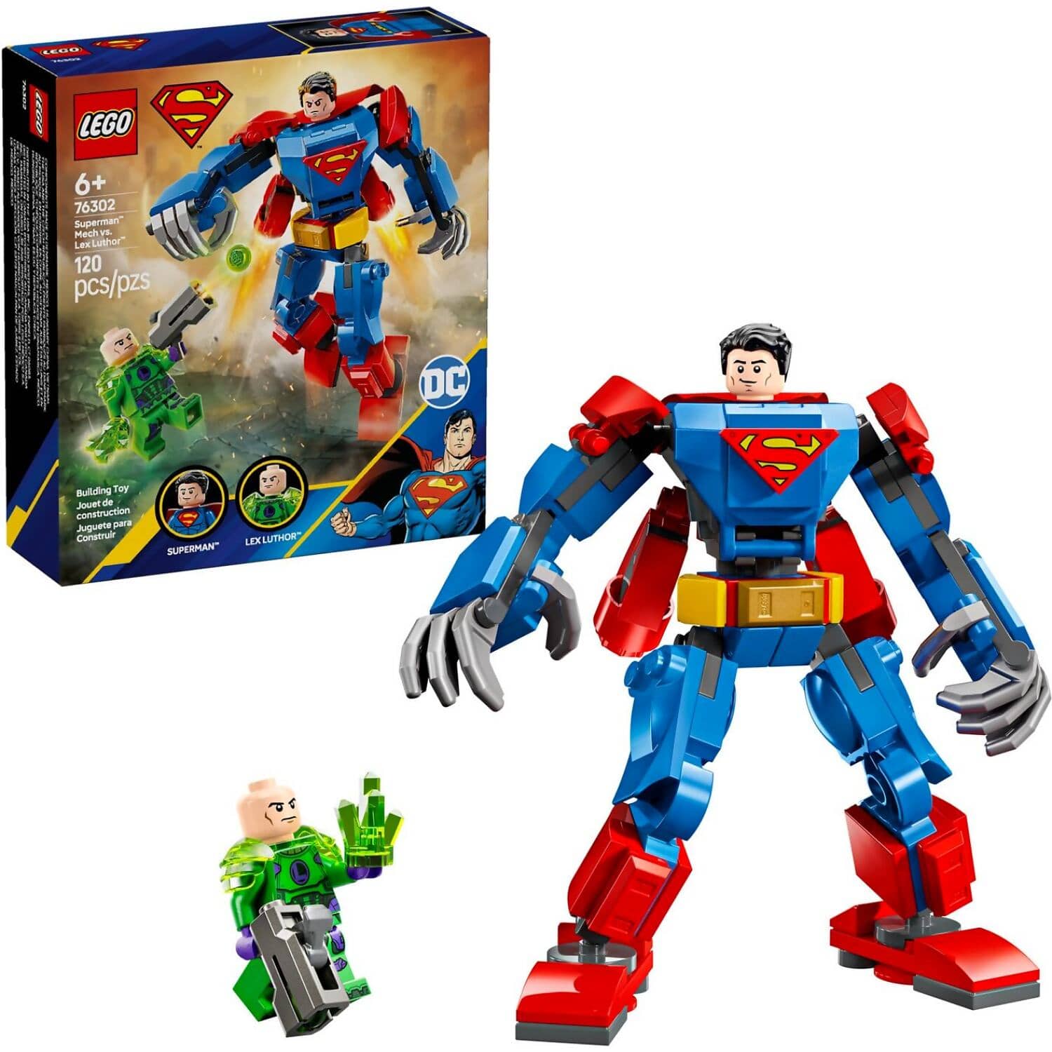 LEGO 76302 Superman Mech Vs. Lex Luthor - DC Super Heroes