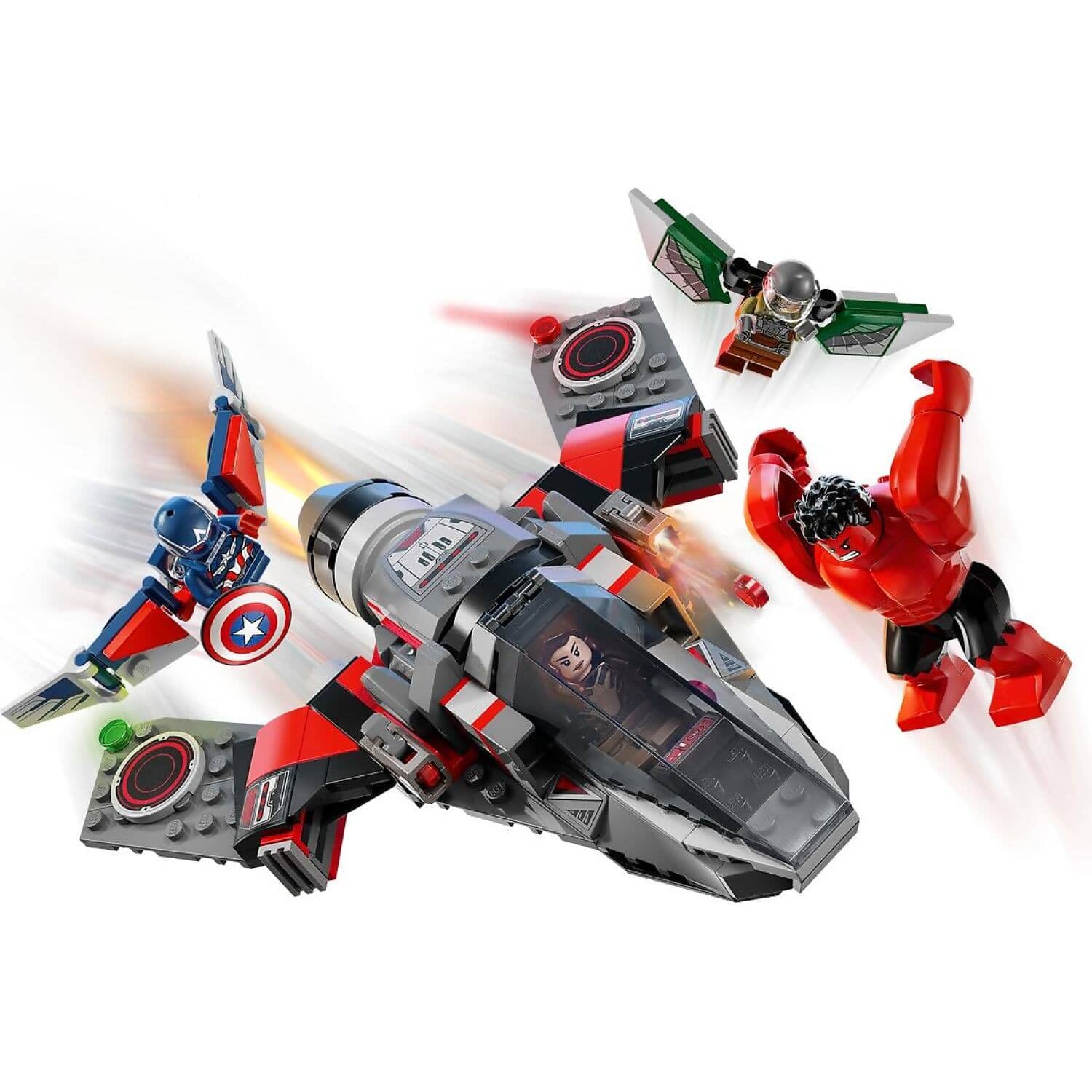 LEGO 76292 Captain America vs. Red Hulk Battle - Marvel Super Heroes