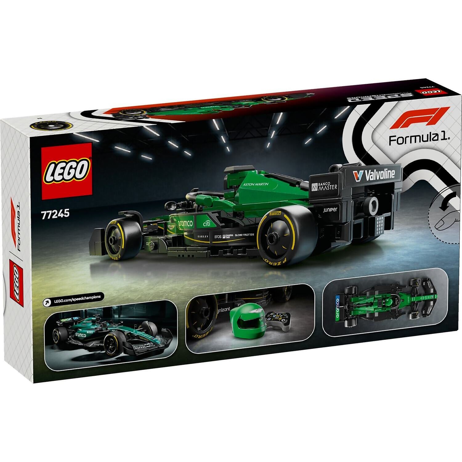 LEGO 77245 Aston Martin Aramco F1 AMR24 Race Car - Speed Champions