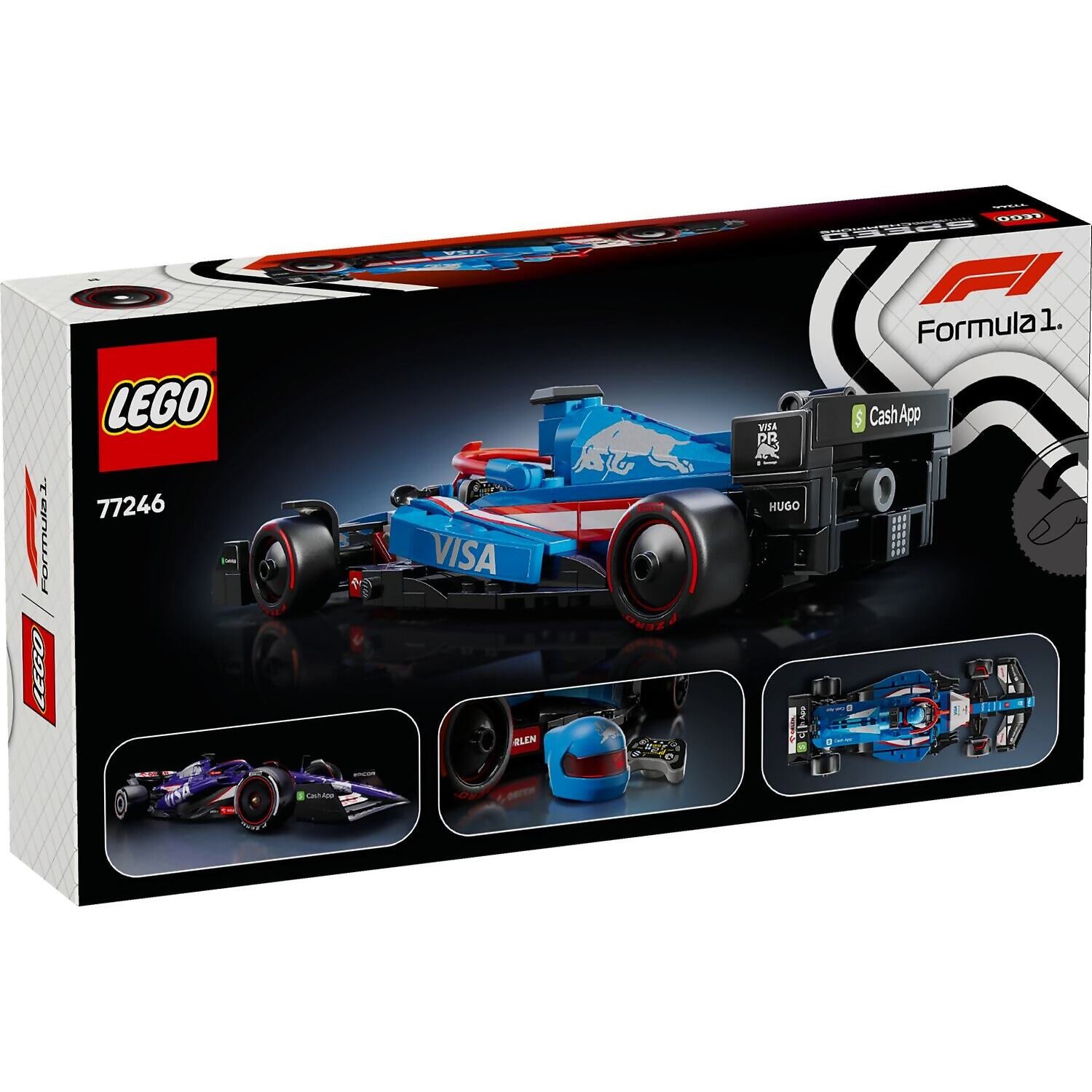 LEGO 77246 Visa Cash App RB VCARB 01 F1 Race Car - Speed Champions