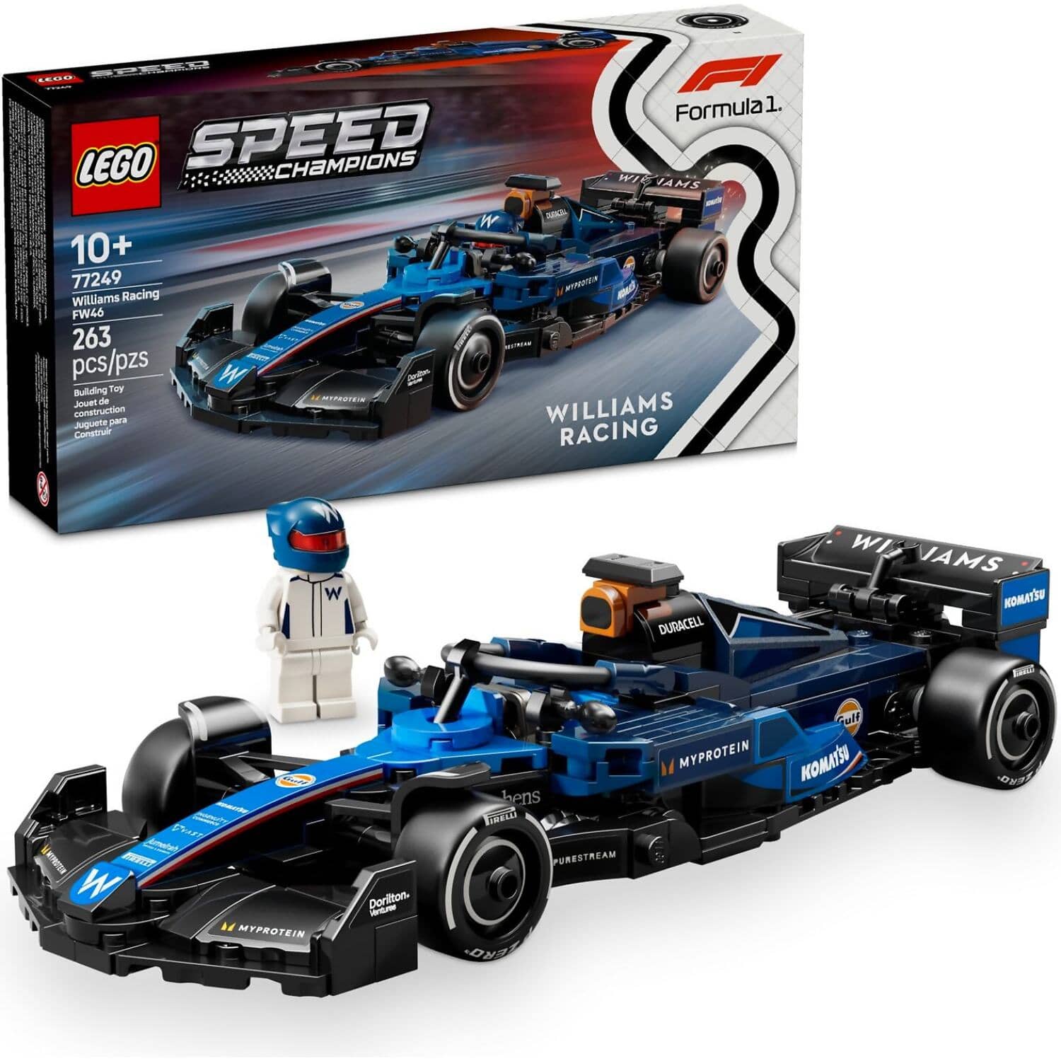 LEGO 77249 Williams Racing FW46 F1 Race Car - Speed Champions