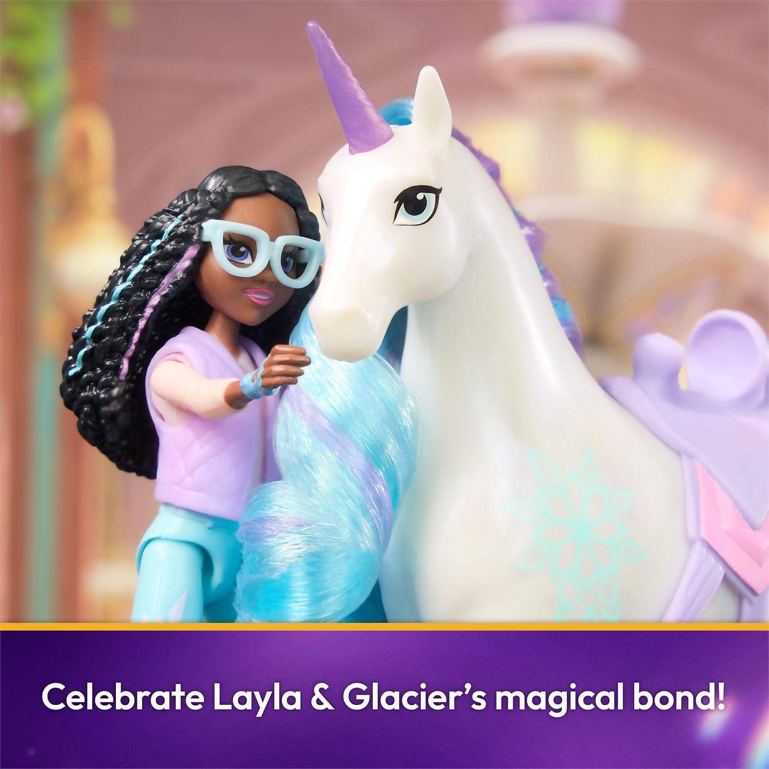 Unicorn Academy - Layla & Glacier Doll Set