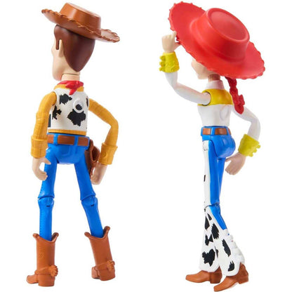Disney -  Pixar - Woody & Jessie Action Figure Pack 7-inch Scale Posable 2pk - Mattel