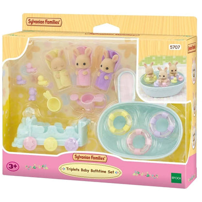 Sylvanian Families - Triplets Baby Bathtime Animal Doll Playset