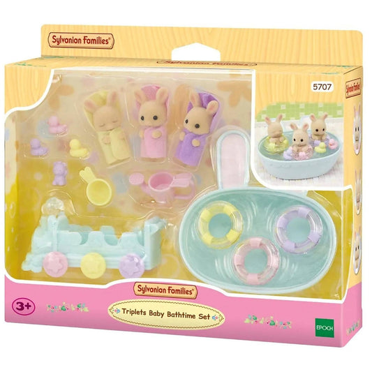 Sylvanian Families - Triplets Baby Bathtime Animal Doll Playset