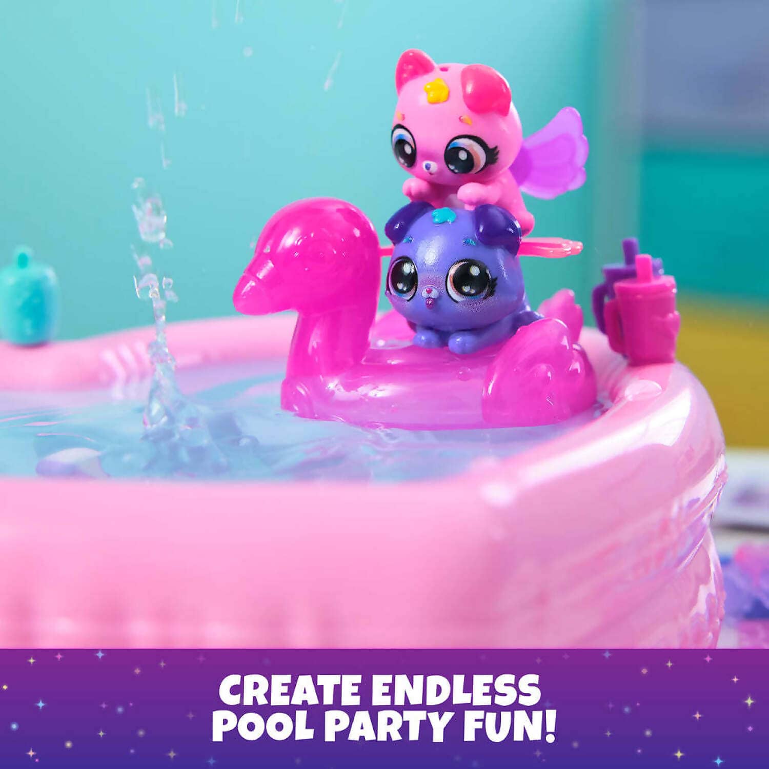 Hatchimals - Alive! - Neon Rainbow Bestie Pool Party