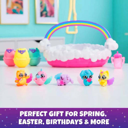 Hatchimals -  Alive! - Neon Rainbow Spring Basket