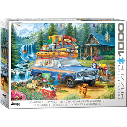 Eurographics - Loading The Jeep Wagoneer - Jigsaw Puzzle 1000pc