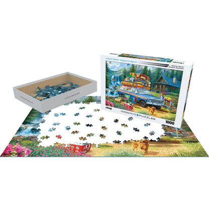 Eurographics - Loading The Jeep Wagoneer - Jigsaw Puzzle 1000pc