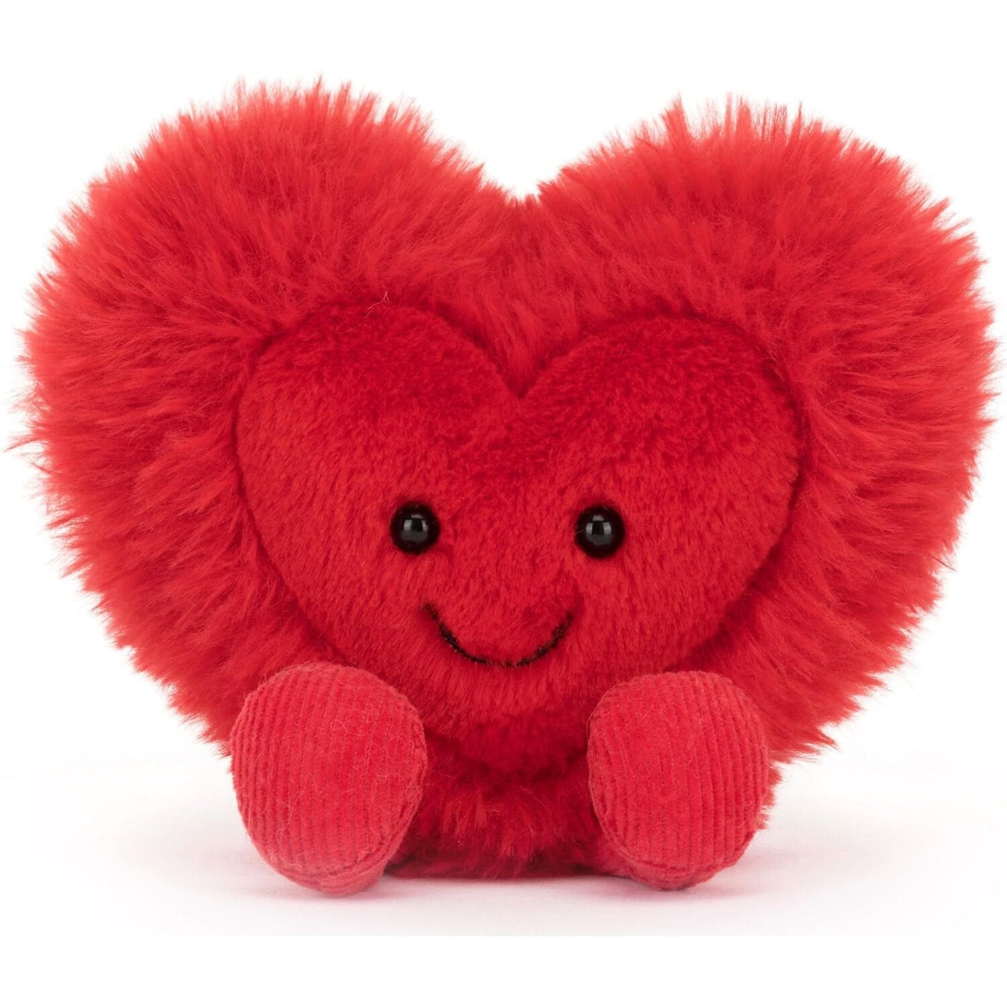Jellycat - Amuseables Beatie Heart Little Red &amp; Black 5x13x11cm Plush