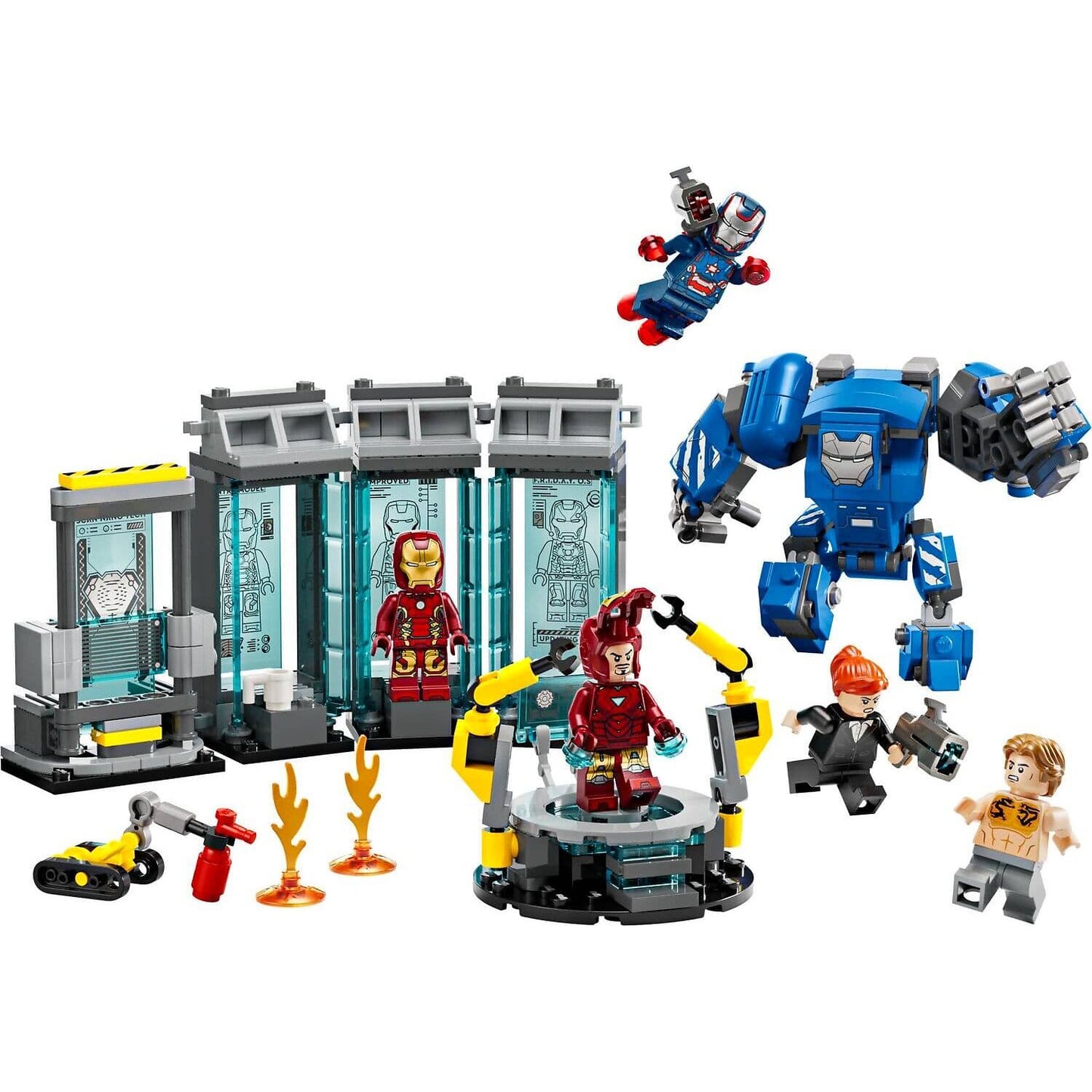 LEGO 76315 Iron Man's Laboratory: Hall of Armor - Marvel Super Heroes