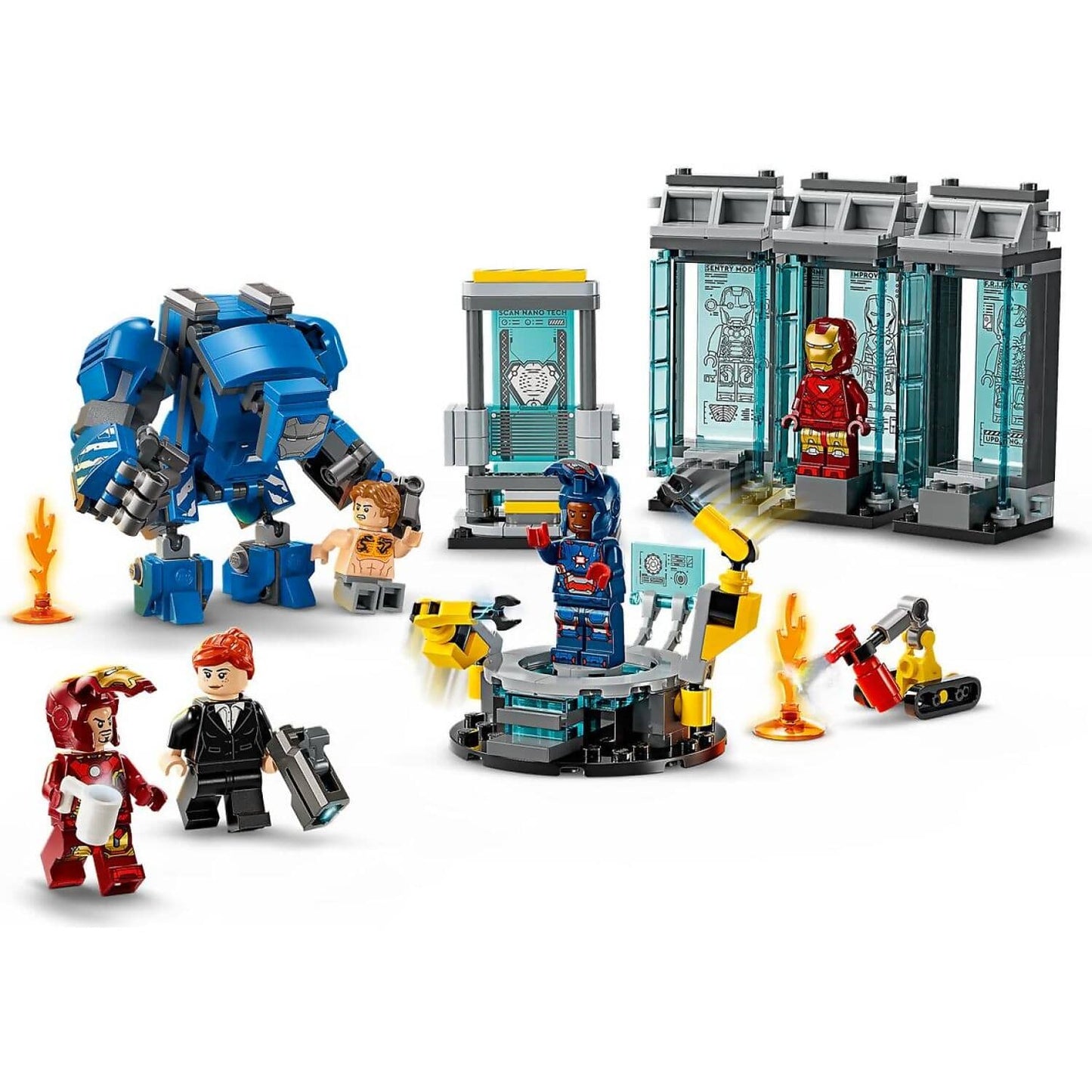 LEGO 76315 Iron Man's Laboratory: Hall of Armor - Marvel Super Heroes