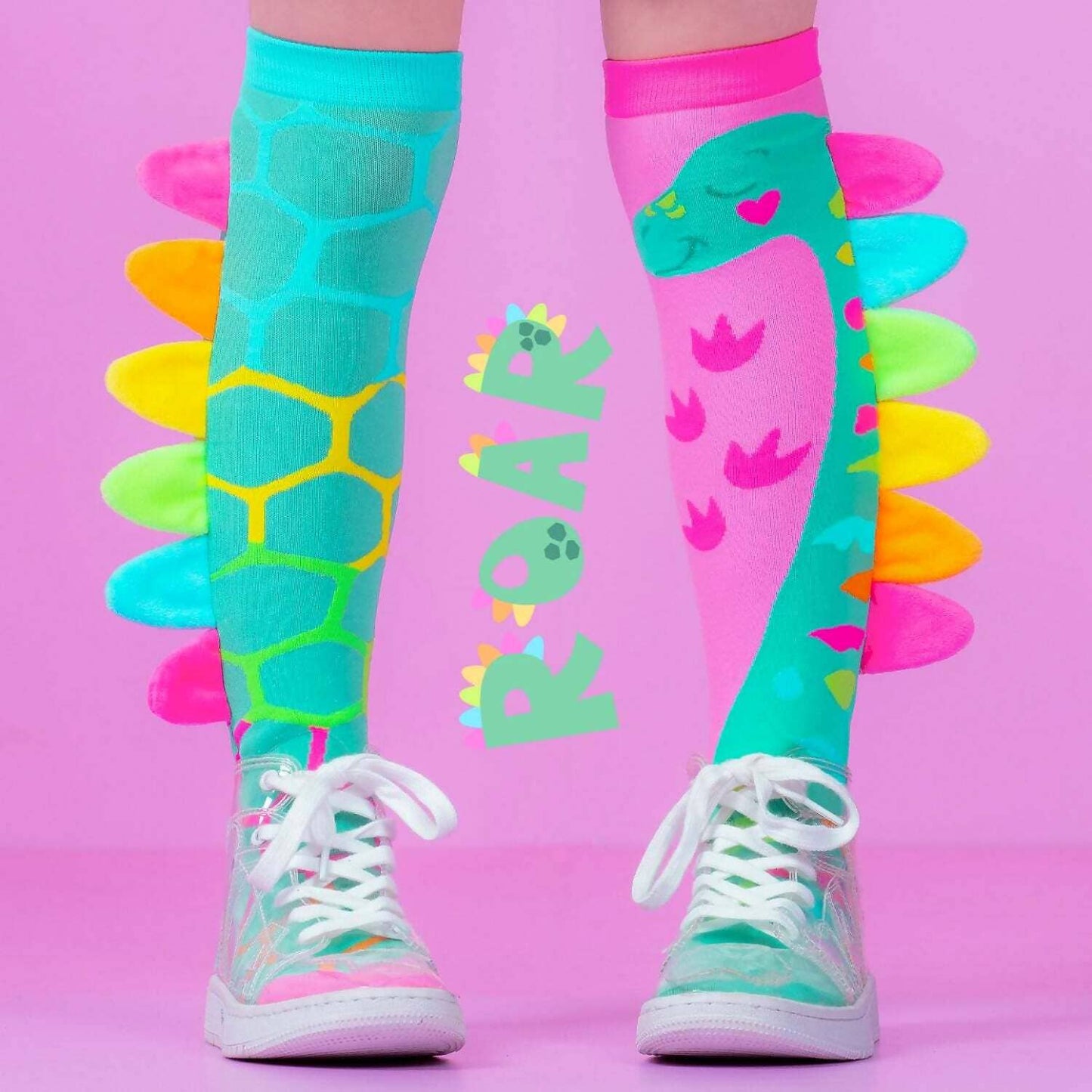 Madmia - Roar Dinosaur Socks Kids &amp; Adults Age 6y+