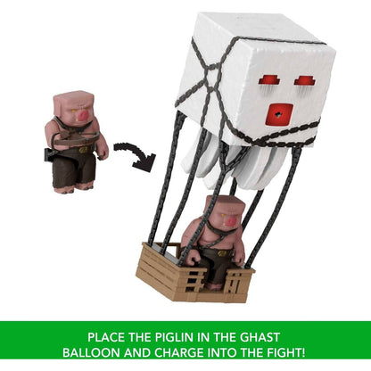 Minecraft -  Movie - Blast Attack Ghast Action Figure Set - Mattel