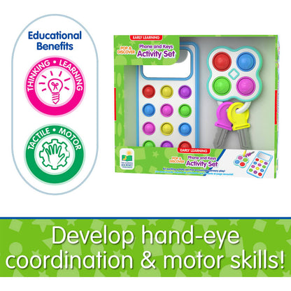 The Learning Journey - Pop And Discover Phone & Keys Activity Set