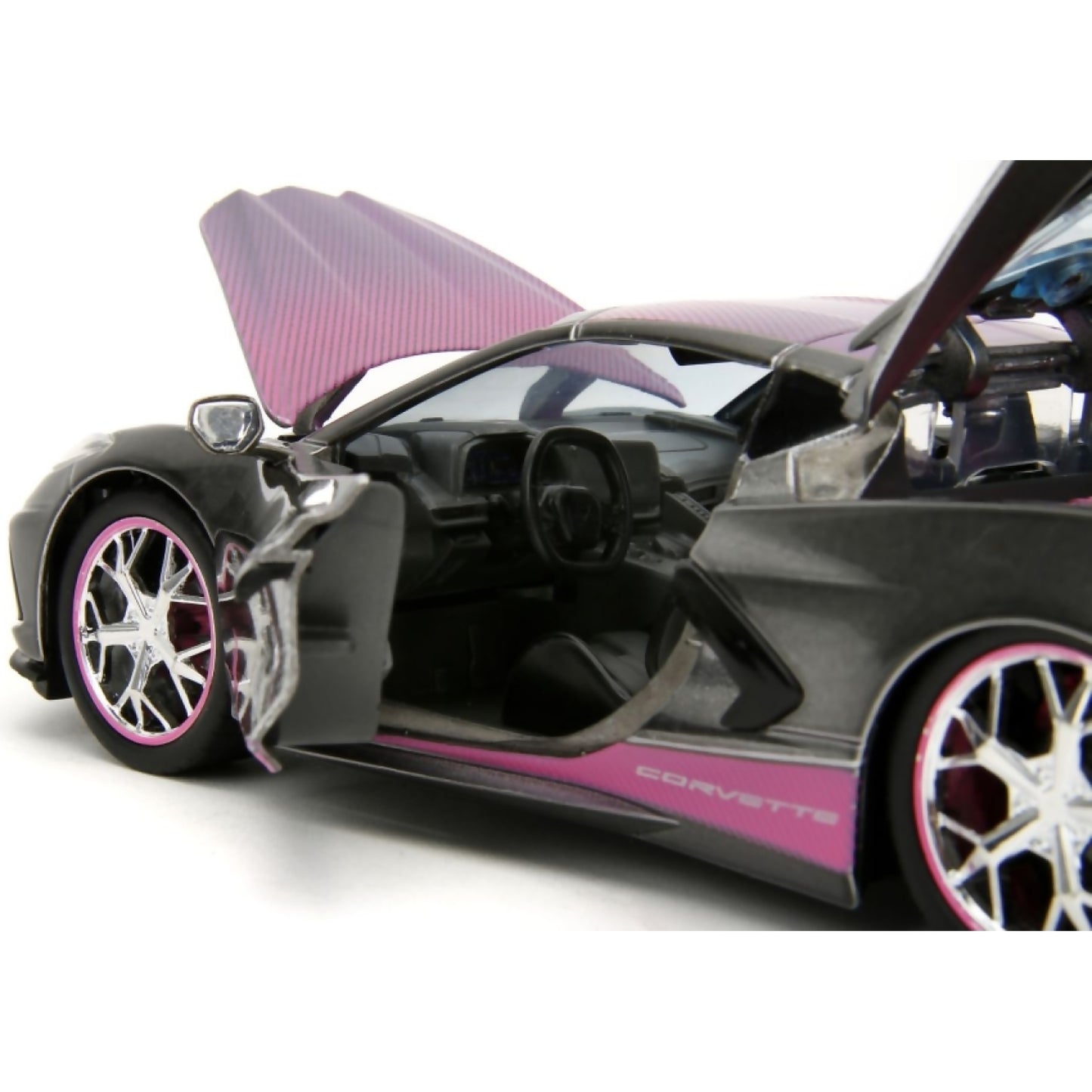 Jada Toys - Pink Slips 2020 Chevrolet Corvette Stingray 1:24 Scale Diecast Vehicle