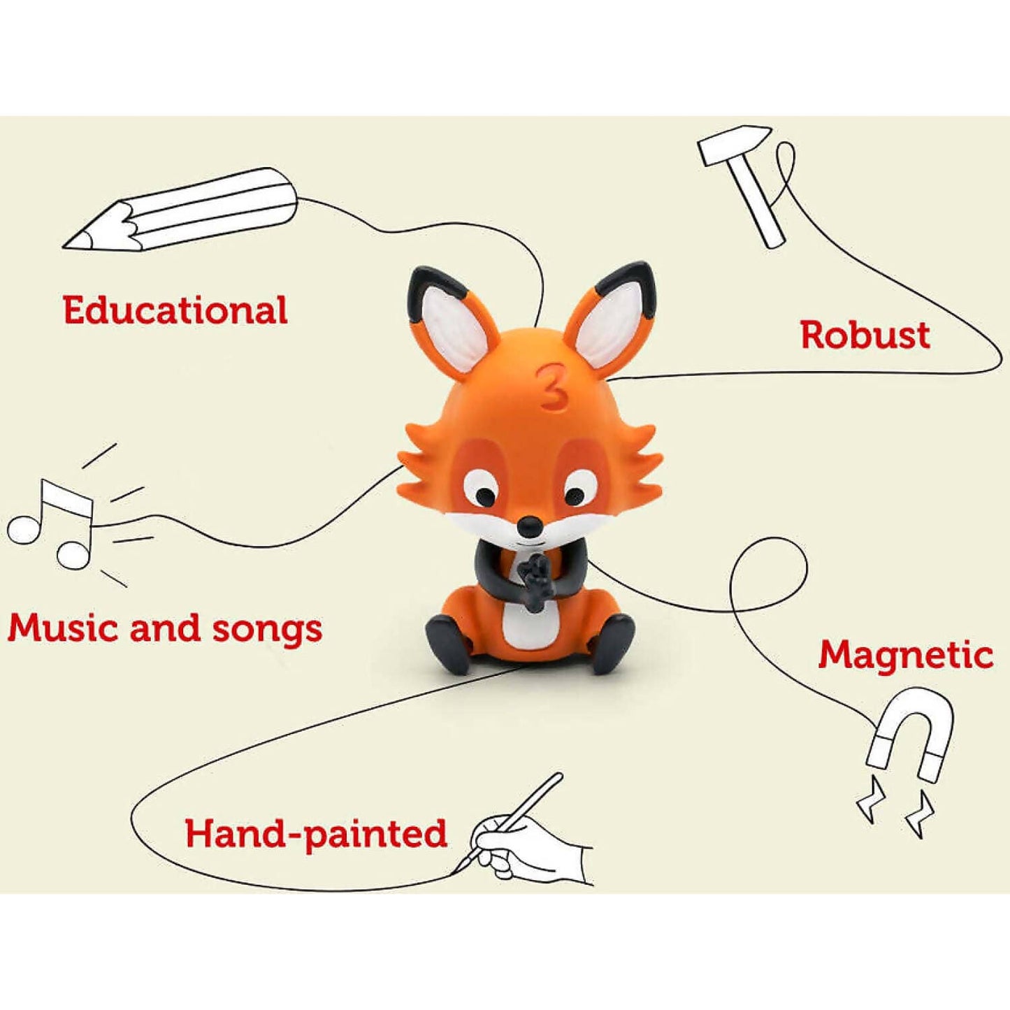 Tonies - Favorite Children's Songs: Counting Songs Tonie Audio Character (Toniebox Not Included)