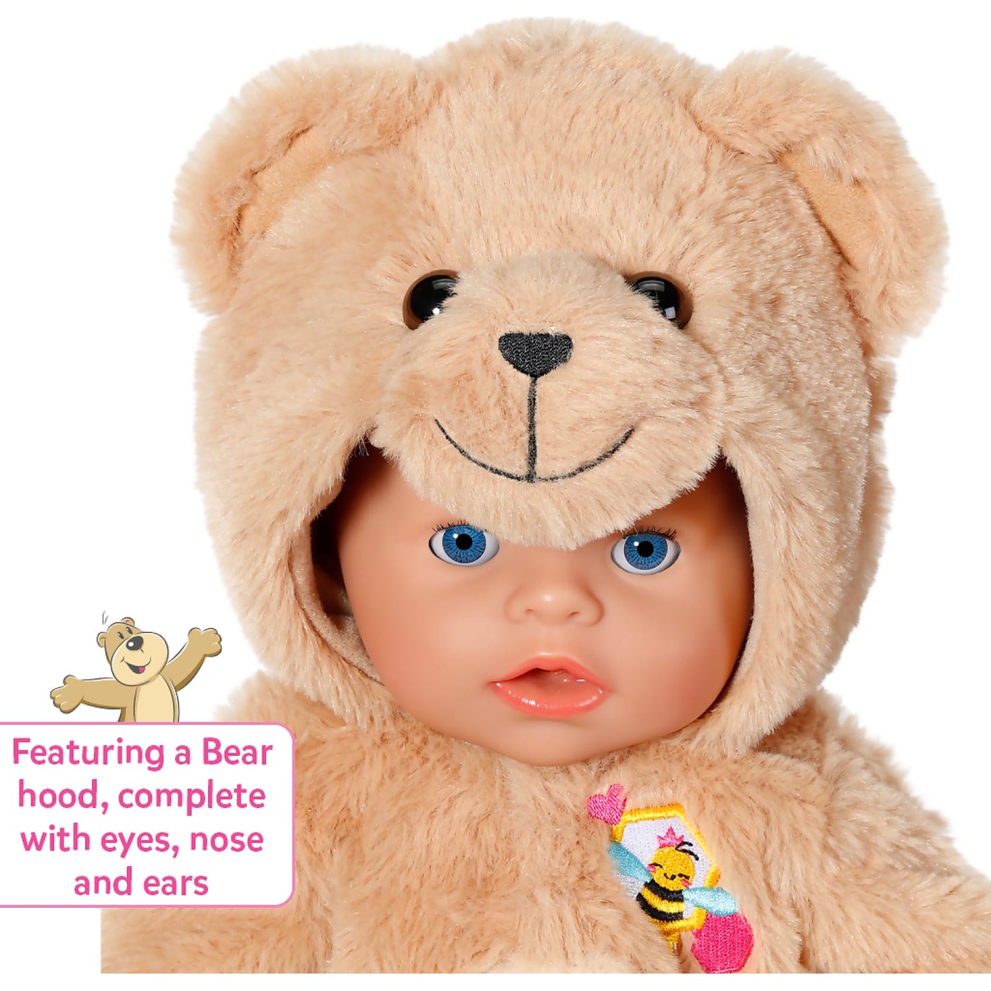 Baby Born - Baby Doll Bear Suit Outfit 43cm (doll Not Included)