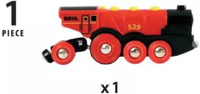 Brio -  World - Mighty Red Action Locomotive Train