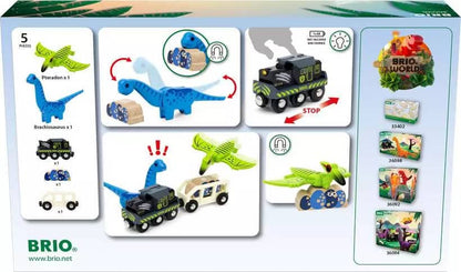 Brio -  World - Dinosaur Battery Train 5pce