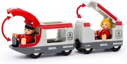 Brio -  World - Wooden Train Set Starter Travel Train Set 22pce