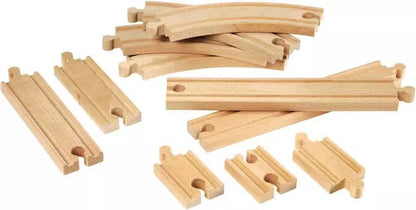 Brio -  World - Wooden Train Tracks Expansion Pack Beginner 11pce