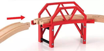 Brio -  World - Wooden Curved Bridge 4pce