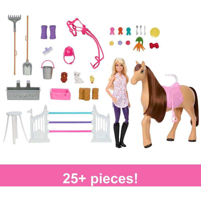 Barbie -  Mysteries - The Great Horse Chase Stable Playset - Mattel
