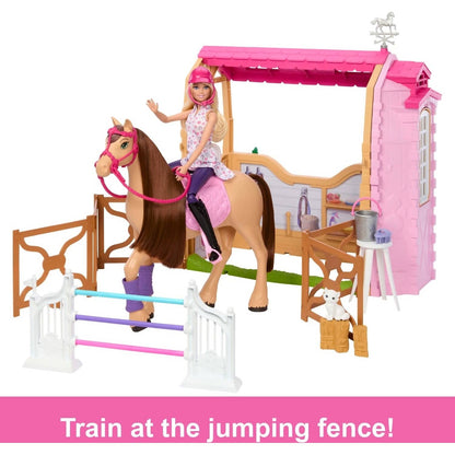 Barbie -  Mysteries - The Great Horse Chase Stable Playset - Mattel