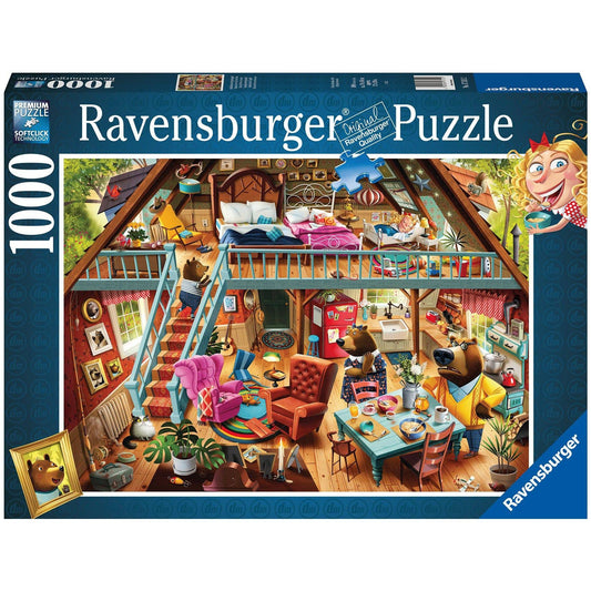 Ravensburger - Goldilocks Gets Caught Jigsaw Puzzle 1000 Pieces