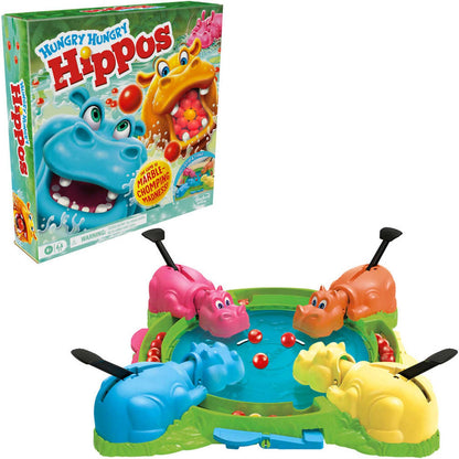 Hasbro -  Gaming - Hungry Hungry Hippos Game