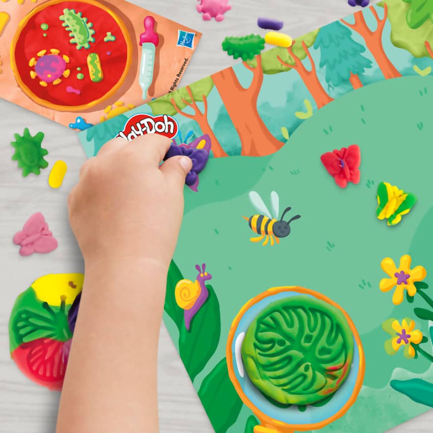 Play-Doh - Light And Look Microscope Set - Hasbro