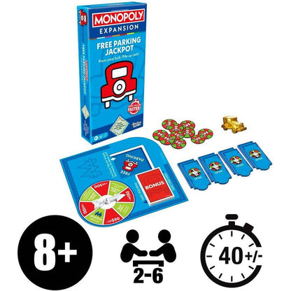 Monopoly -  Expansion - Free Parking Jackpot - Hasbro