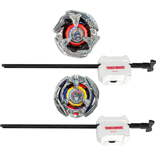 Beyblade -  X - Transformers Collab Optimus Primal 3-60F Vs. Starscream 3-80N Multipack Set With 2 Tops & 2 Launchers
