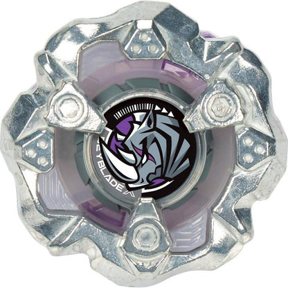 Beyblade -  X - Horn Rhino 3-80S Booster Pack Set With Defense Type Top