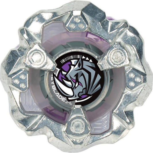 Beyblade -  X - Horn Rhino 3-80S Booster Pack Set With Defense Type Top