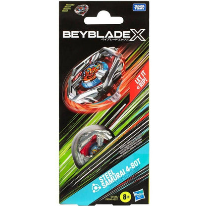 Beyblade -  X - Steel Samurai 4-80T Booster Pack Set With Balance Type Top