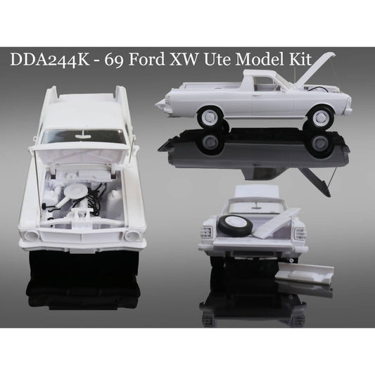 DDA Collectibles 1:24 Scale - XW Standard Ford Ute - Plastic Diecast Model Kit