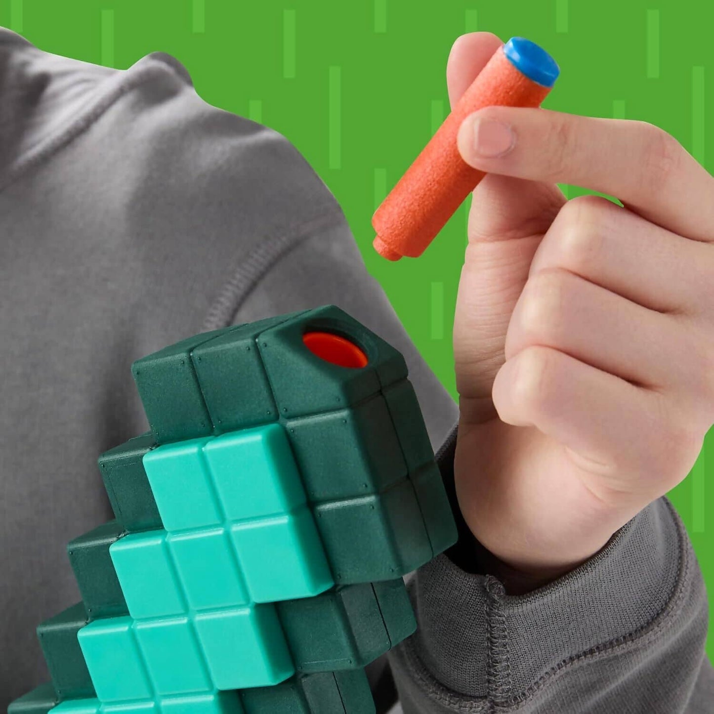 Nerf - Minecraft Sword Dart Blaster Includes 8 Nerf N1 Darts