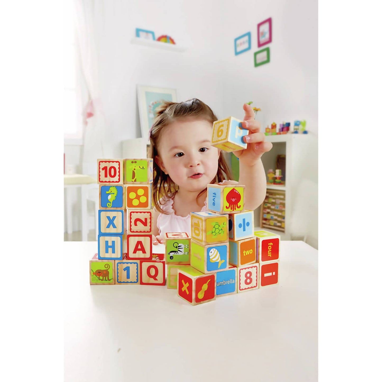 Hape - ABC Wooden Blocks 26pcs