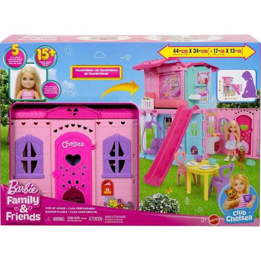 Barbie - Family &amp; Friends Club Chelsea Pop Up House - Mattel