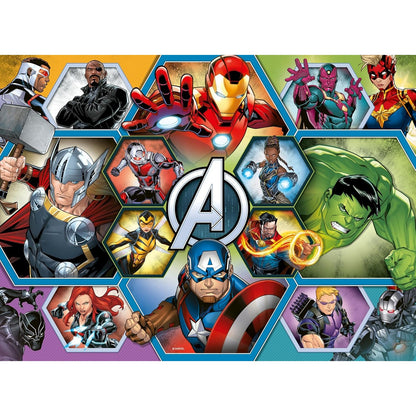 Ravensburger - Marvel The Avengers Earth's Mightiest Heroes  XXL Jigsaw Puzzle 100 Pieces