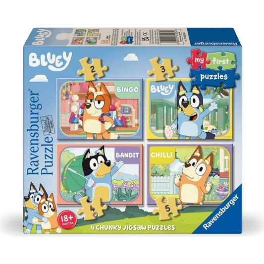 Ravensburger - Bluey My First 4 X Jigsaw Puzzle 2 3 4 &amp; 5pc