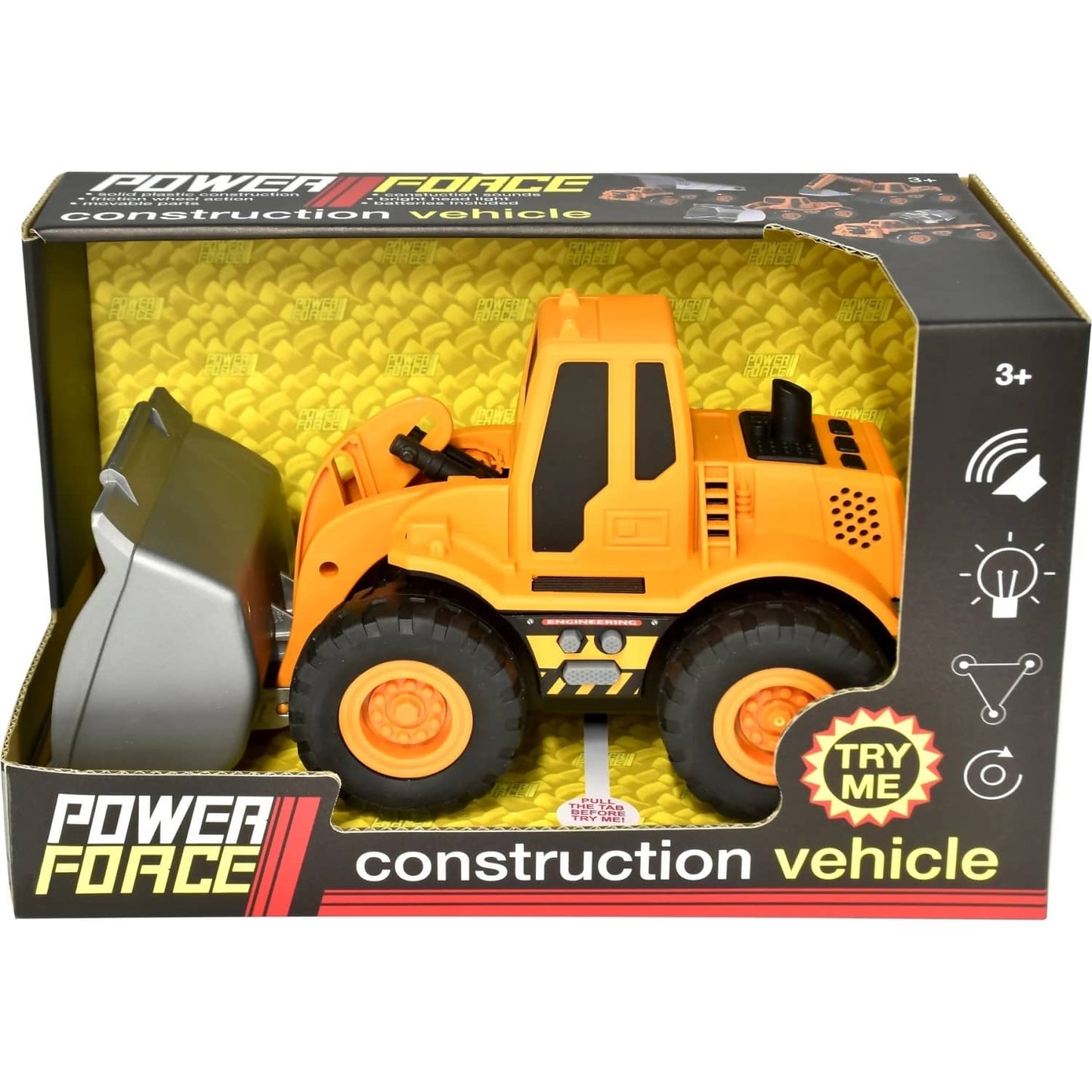 Power Force - Construction Vehicle Bulldozer with Light & Sound