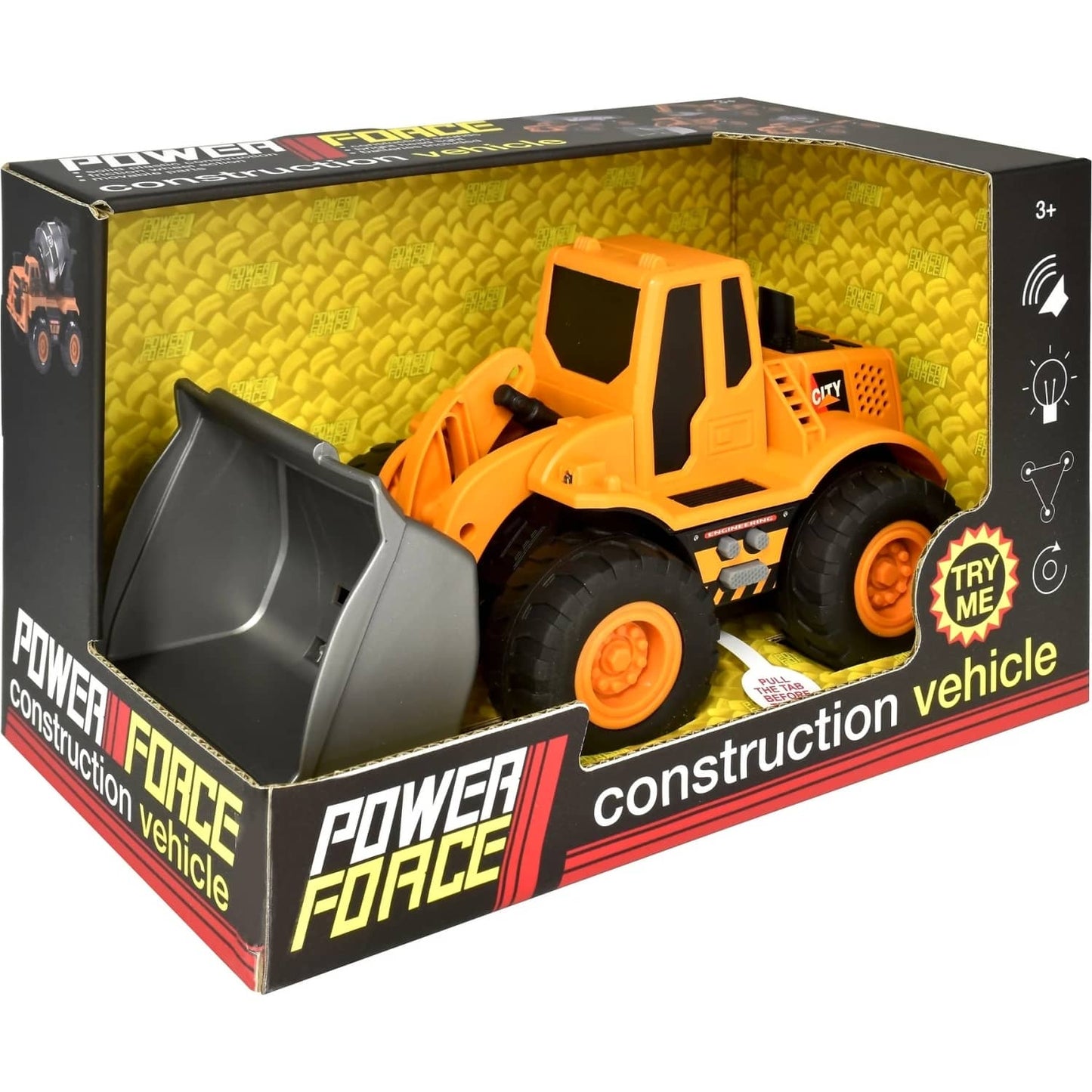 Power Force - Construction Vehicle Bulldozer with Light & Sound