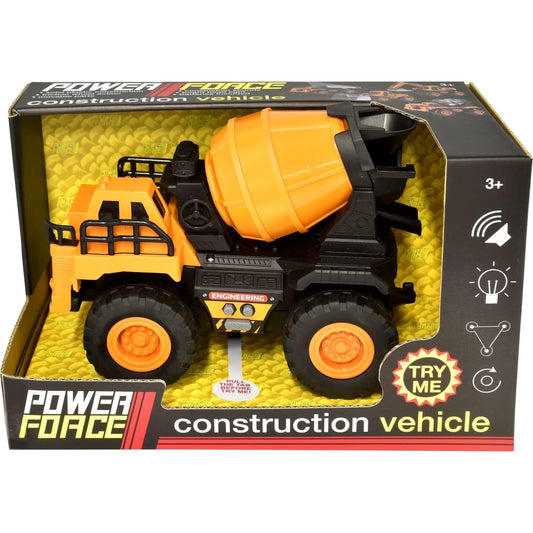 Power Force - Construction Vehicle Mixer with Light & Sound