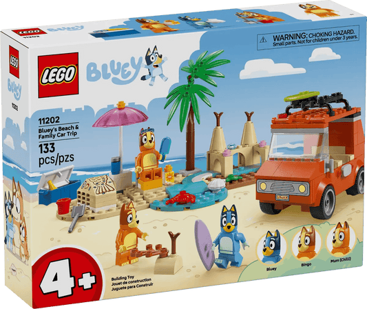 LEGO 11202 Blueys Beach & Family Car Trip - Bluey 4+
