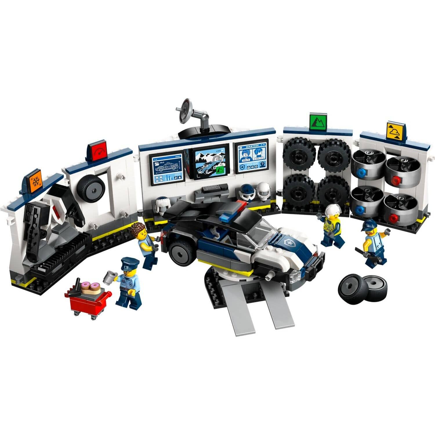 LEGO 60457 Custom Police Car Garage - City