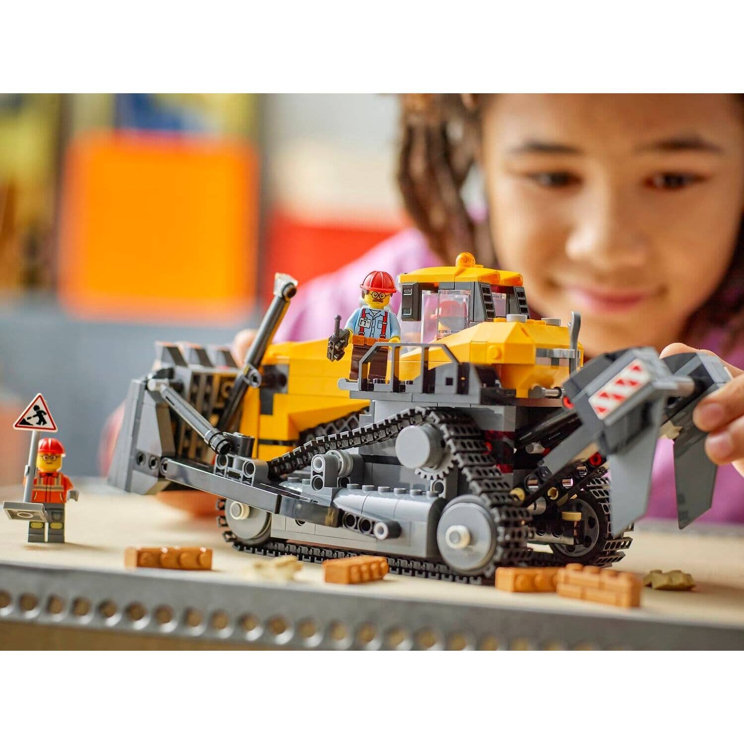 LEGO 60466 Yellow Bulldozer - City